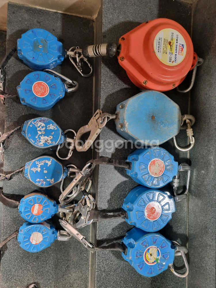 안전블럭/완강기 11개--0