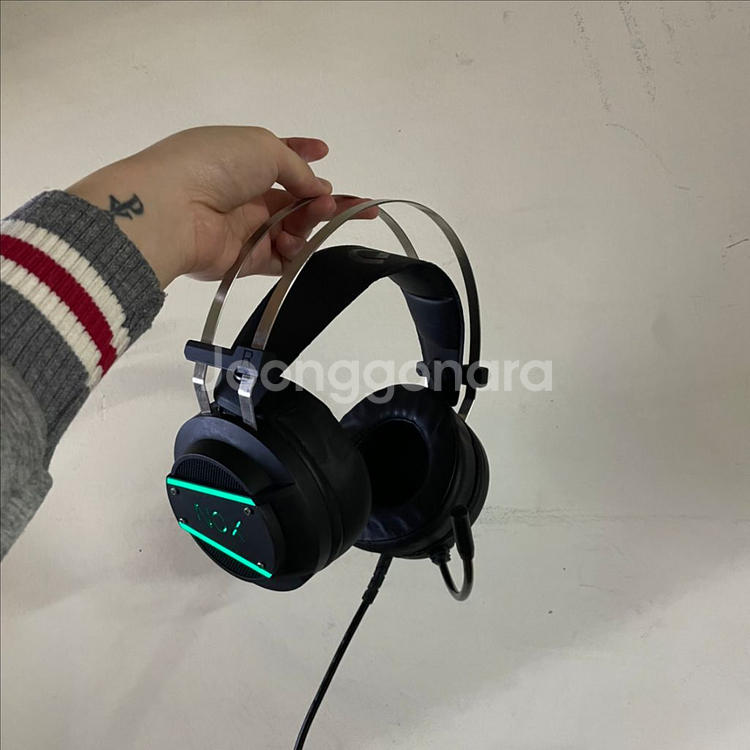 [이벤트]녹스 NOX NX-3 블랙 게이밍 헤드셋 키보드 마우스 스피커 헤드폰--0