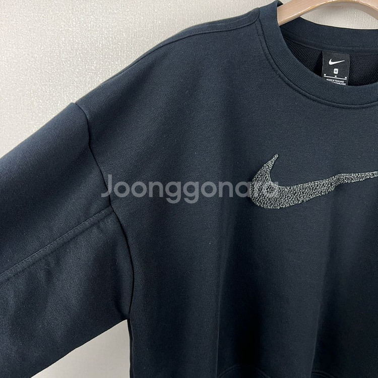 나이키 여성 드라이핏 GET FIT 스우시 크루 맨투맨 M--5