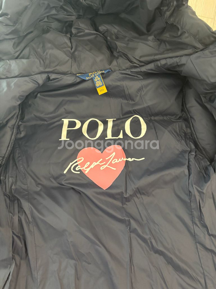 폴로 랄프로렌 키즈 롱패딩 여아라지사이즈--3