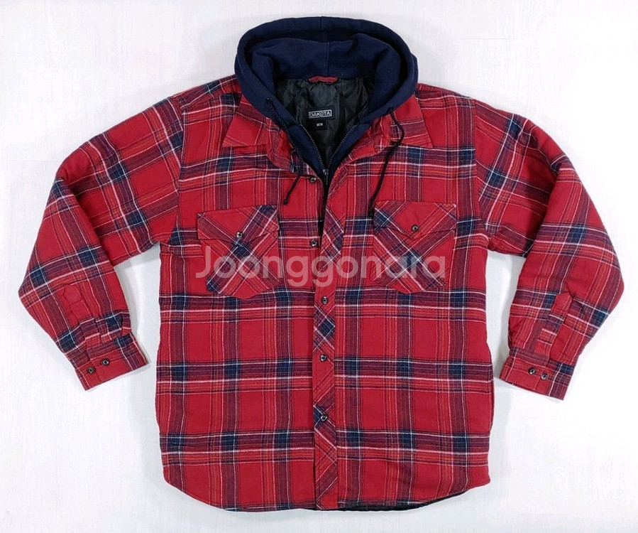 다코타 후드 셔츠자켓 M--0