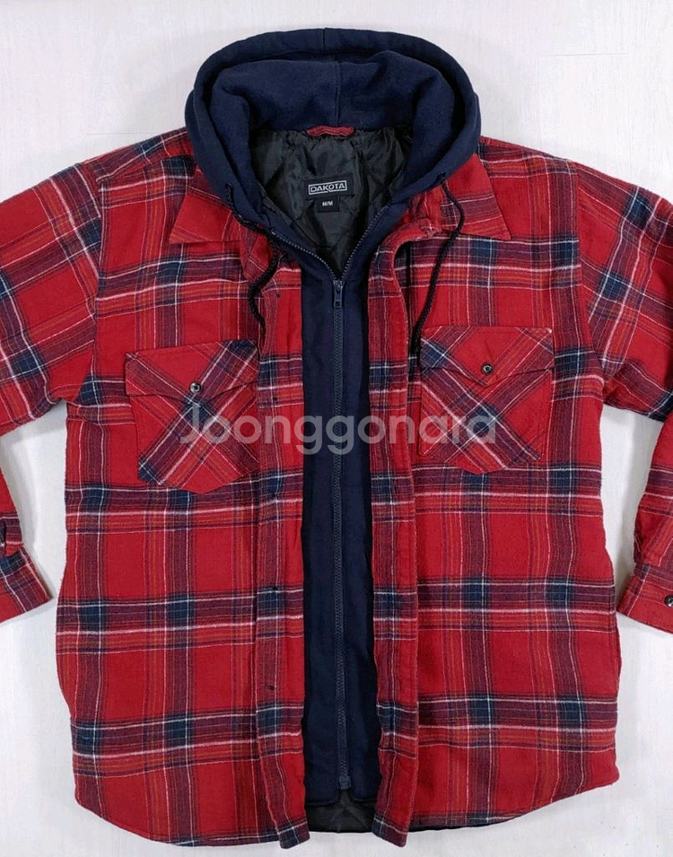 다코타 후드 셔츠자켓 M--3