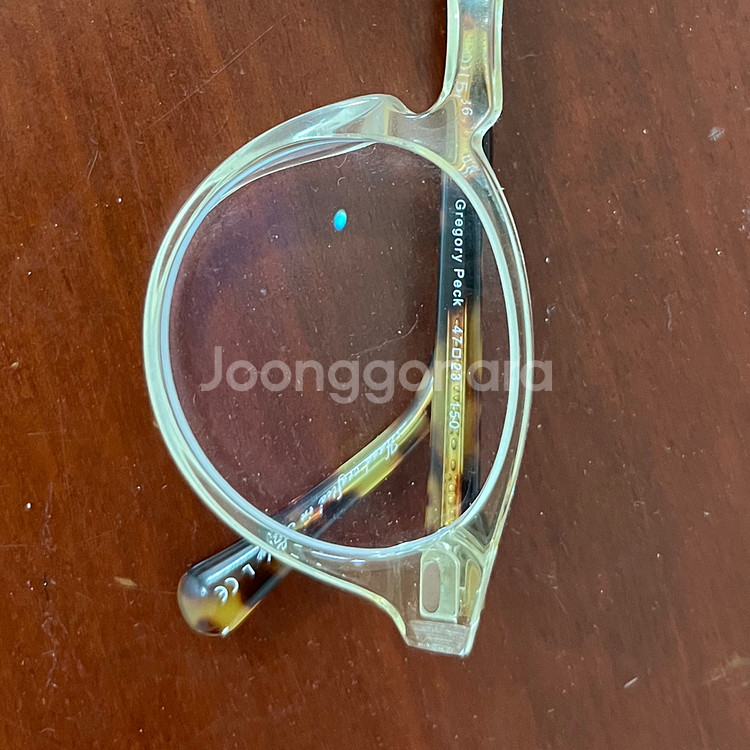 올리버 피플스 그레고리팩 투명+톨토이즈 47사이즈--3