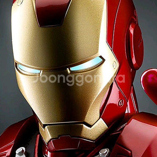 아이언맨 MK3 1/4 마블 데아고스티니 빅스케일 헤드 피규어 (미개봉)--2