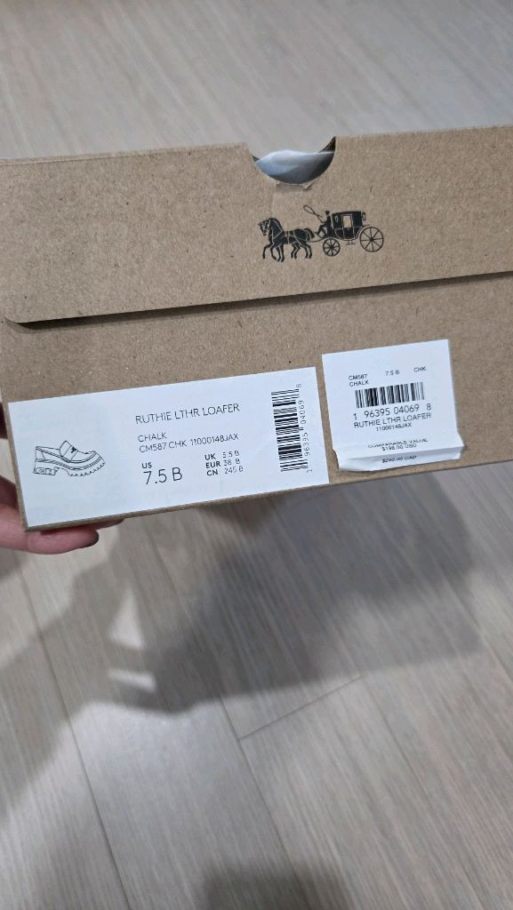 (새상품)코치 로퍼 245~250사이즈(7.5)--4