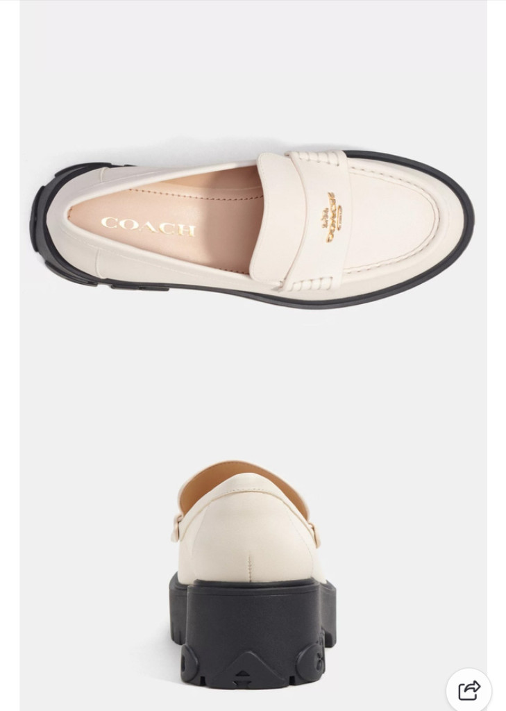 (새상품)코치 로퍼 245~250사이즈(7.5)--7