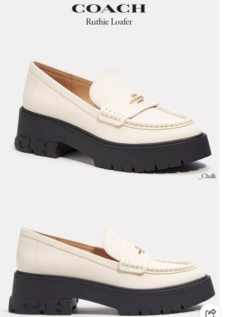 (새상품)코치 로퍼 245~250사이즈(7.5)--5