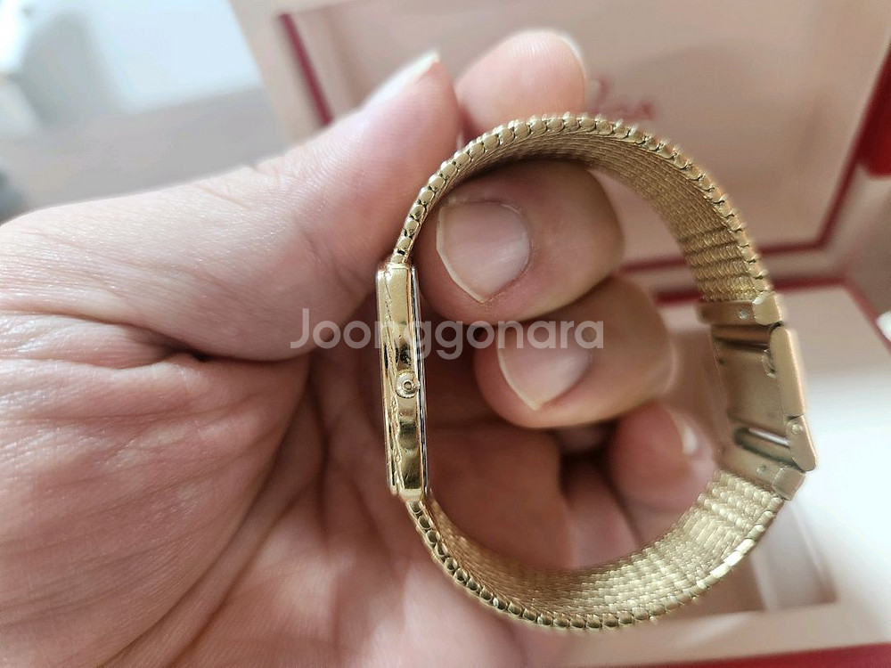 정품오메가 드림 오보홀완료 여성용 금장 육각 화이트다이얼 판매합니다--2