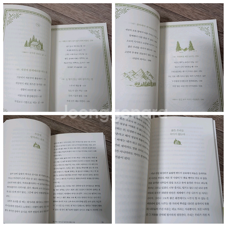 도서4권(침묵의봄,월든,숲속의자본주의자 외_일괄2만원(정가64000원)--9