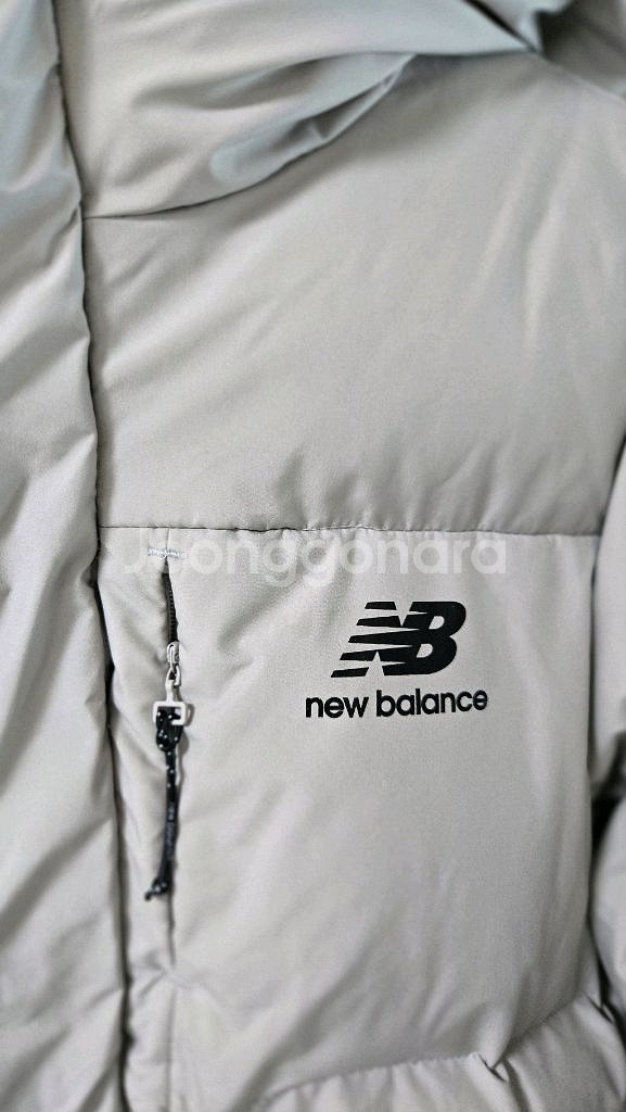뉴발란스 키즈 롱패딩 연그레이 140--1