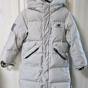 뉴발란스 키즈 롱패딩 연그레이 140