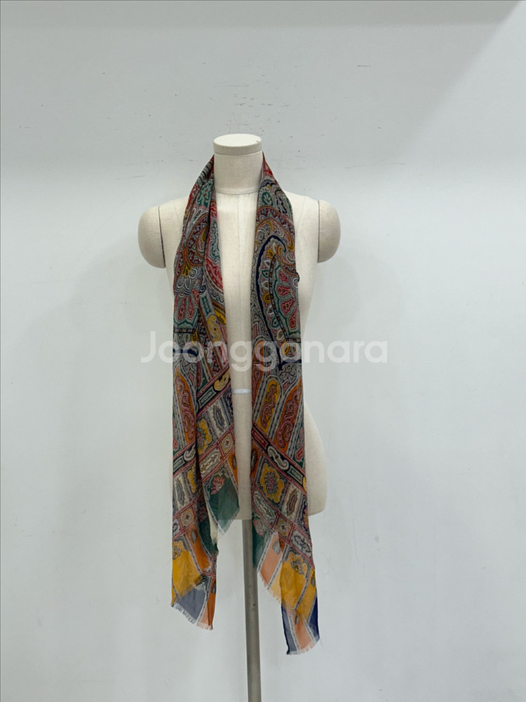 에트로 실크 숄 머플러--4