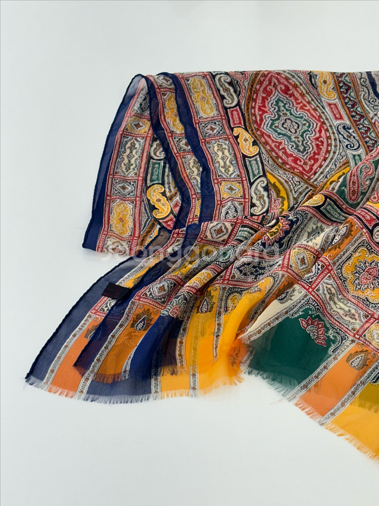 에트로 실크 숄 머플러--1