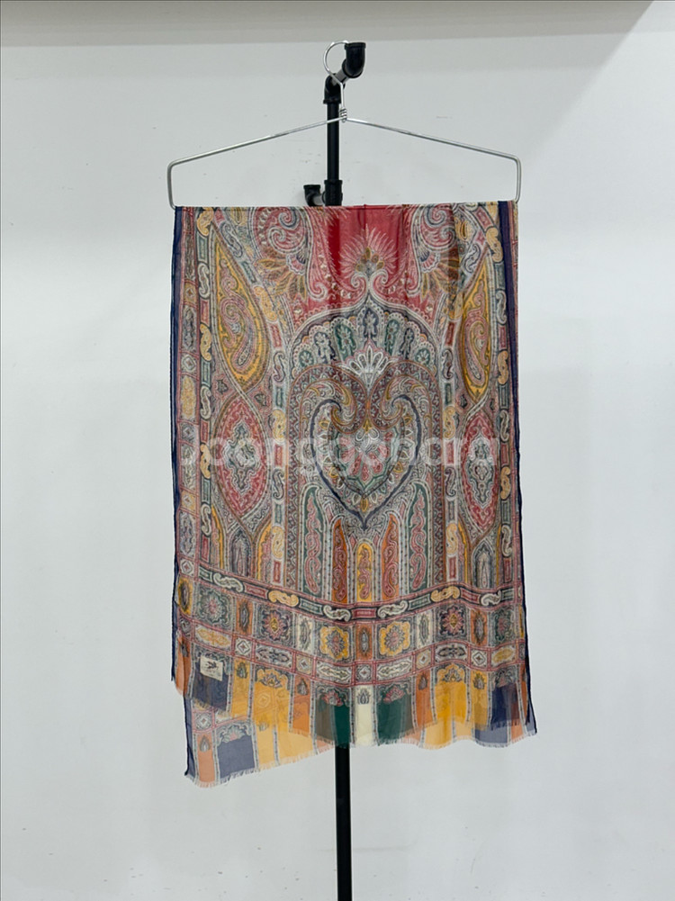 에트로 실크 숄 머플러--5