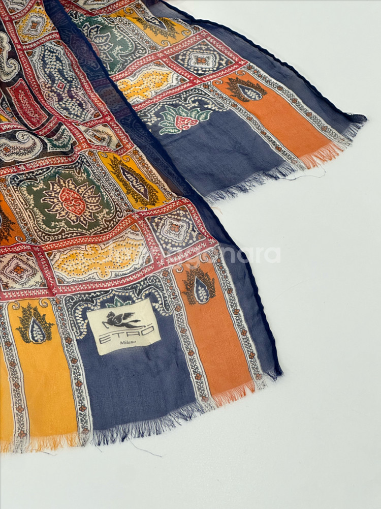 에트로 실크 숄 머플러--2