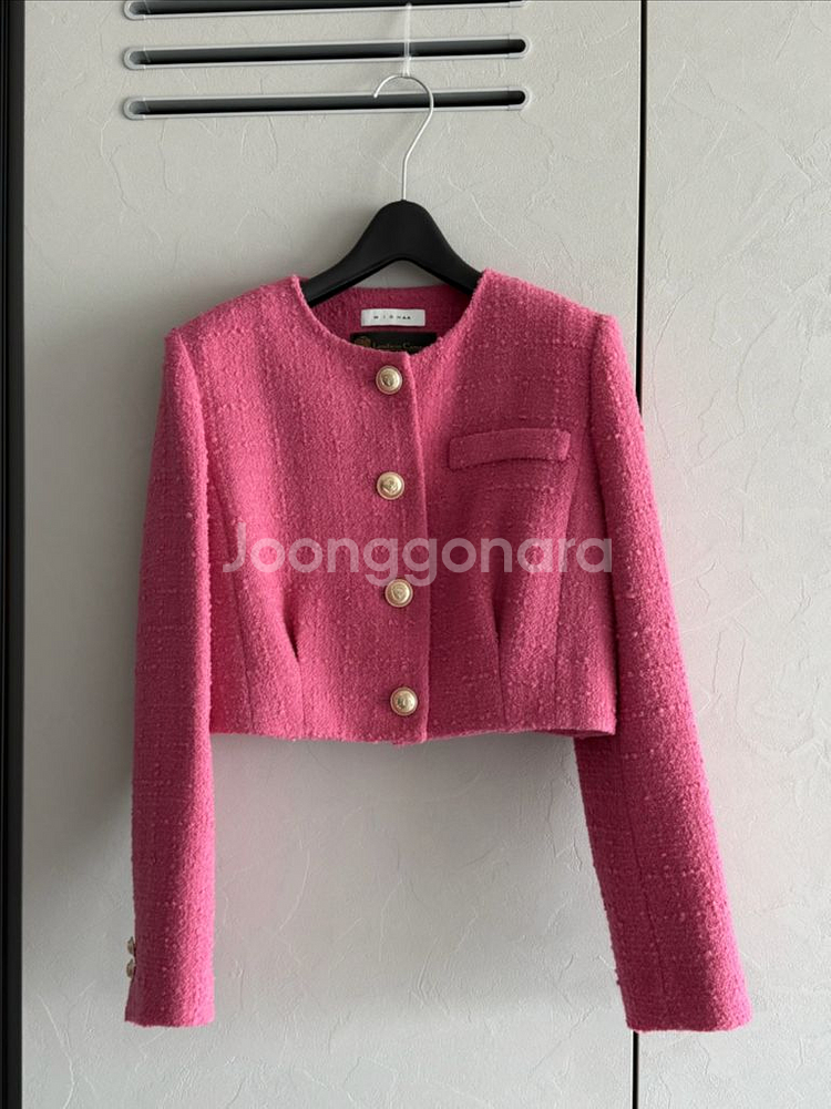 미샤 트위드 자켓--0