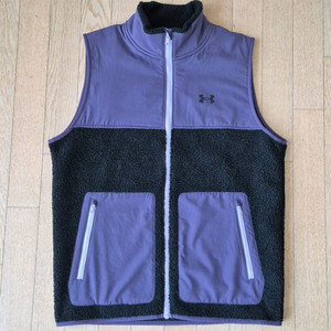 언더아머 UA 스웨터플리스 파일 베스트 후리스조끼 XL 이미지