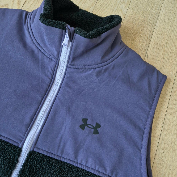 언더아머 UA 스웨터플리스 파일 베스트 후리스조끼 XL 이미지