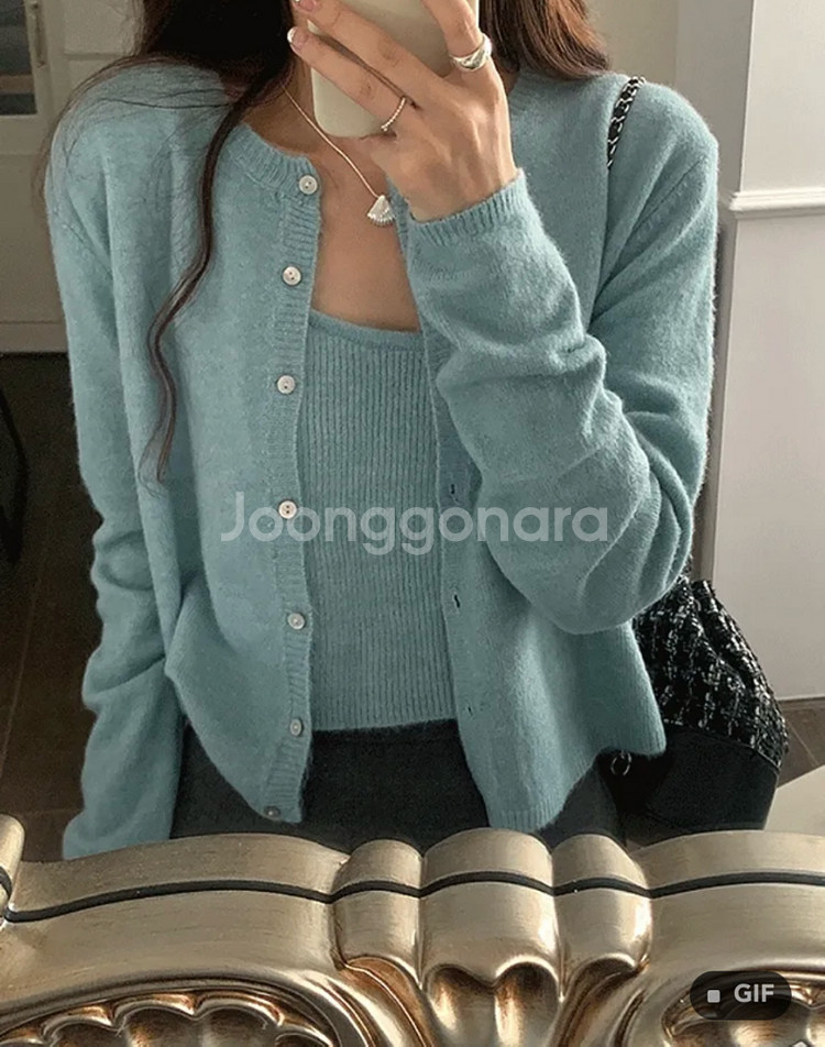 (새상품)나시 가디건 세트--0