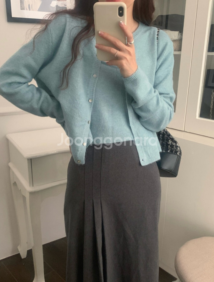 (새상품)나시 가디건 세트--1