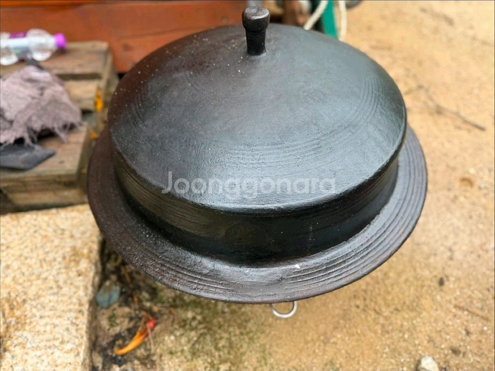 창대주물 무쇠가마솥 40cm--0