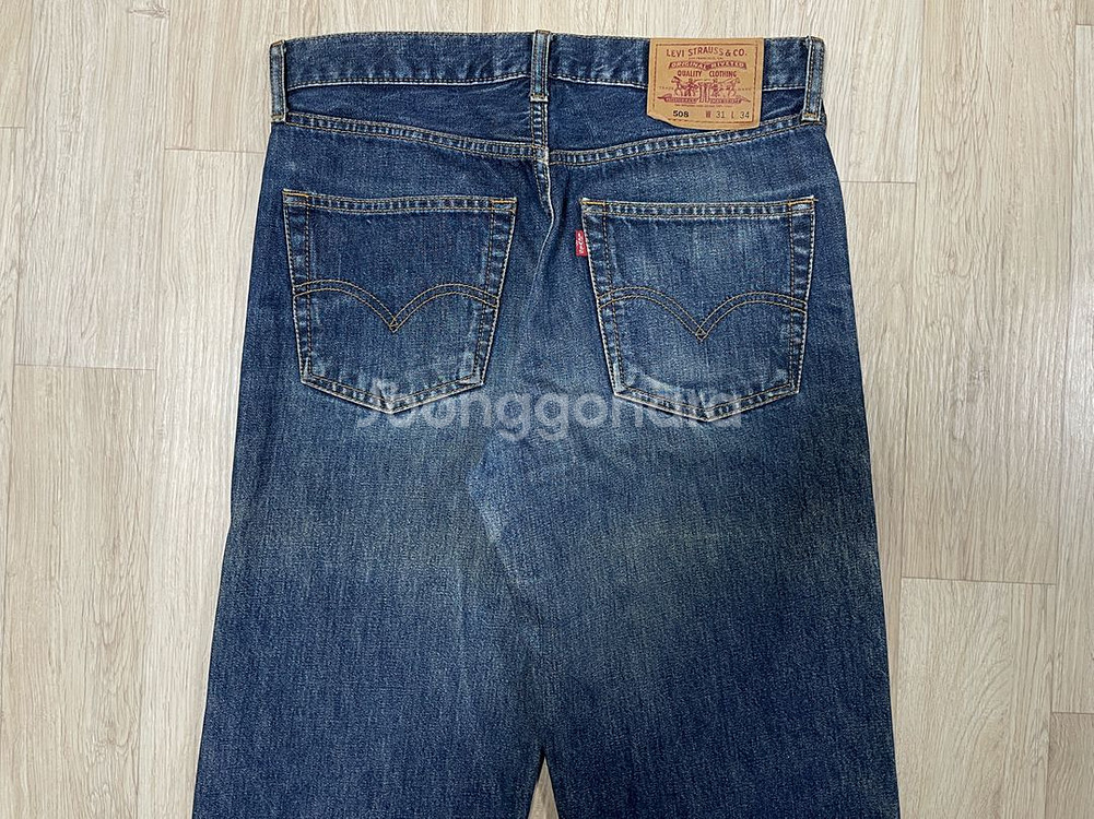 31) 90s 리바이스 재팬 508 워싱 데님팬츠(RRL&LVC&폴로)--7