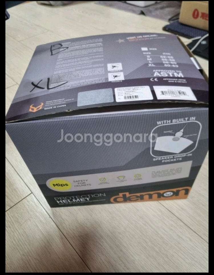 데몬 스키/스노우보드 헬멧 XL--2