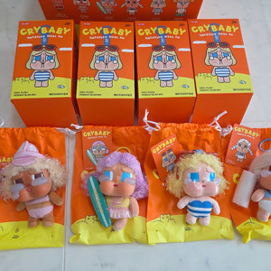 정가)크라이베이비 휴가일기 키링 4개 새상품 일괄 (박스개봉)