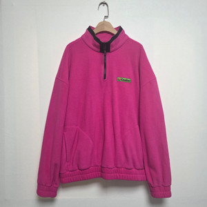 데켓 남성 플러피 플리스 하프집업 스웻셔츠 핑크(L)