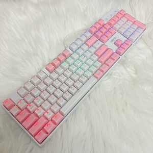 [S급]AN05딸기우유 핑크 아이스큐브 기계식키보드