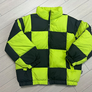 23히로 빅체커 패딩 130사이즈 택포