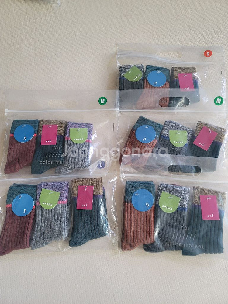 요이삭스 유아동양말세트--0