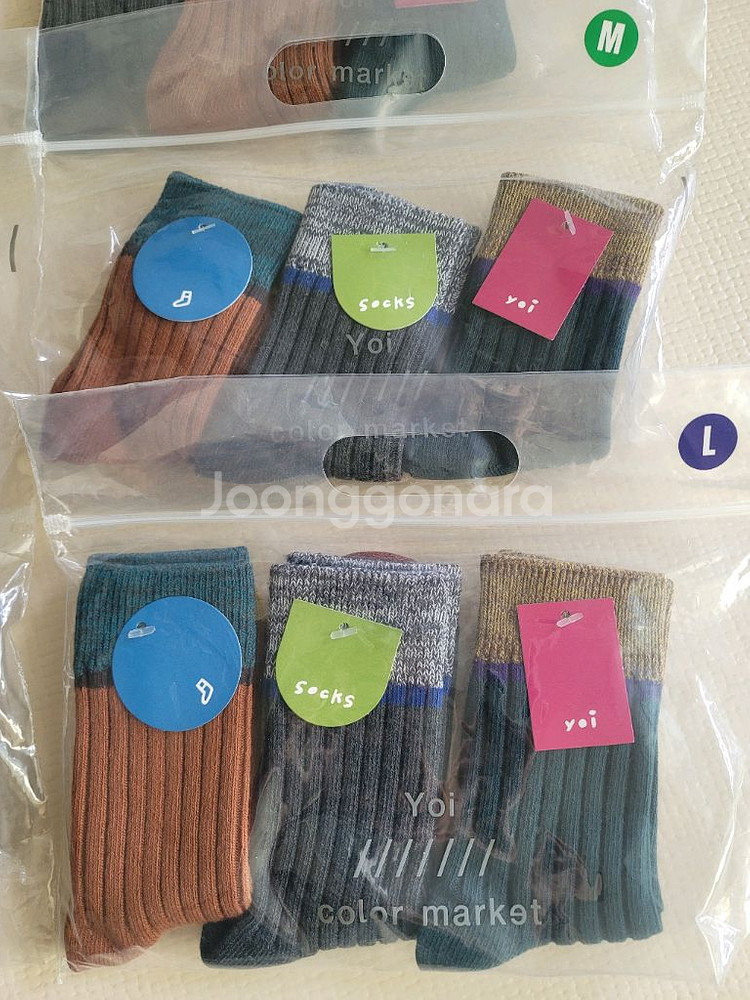 요이삭스 유아동양말세트--2