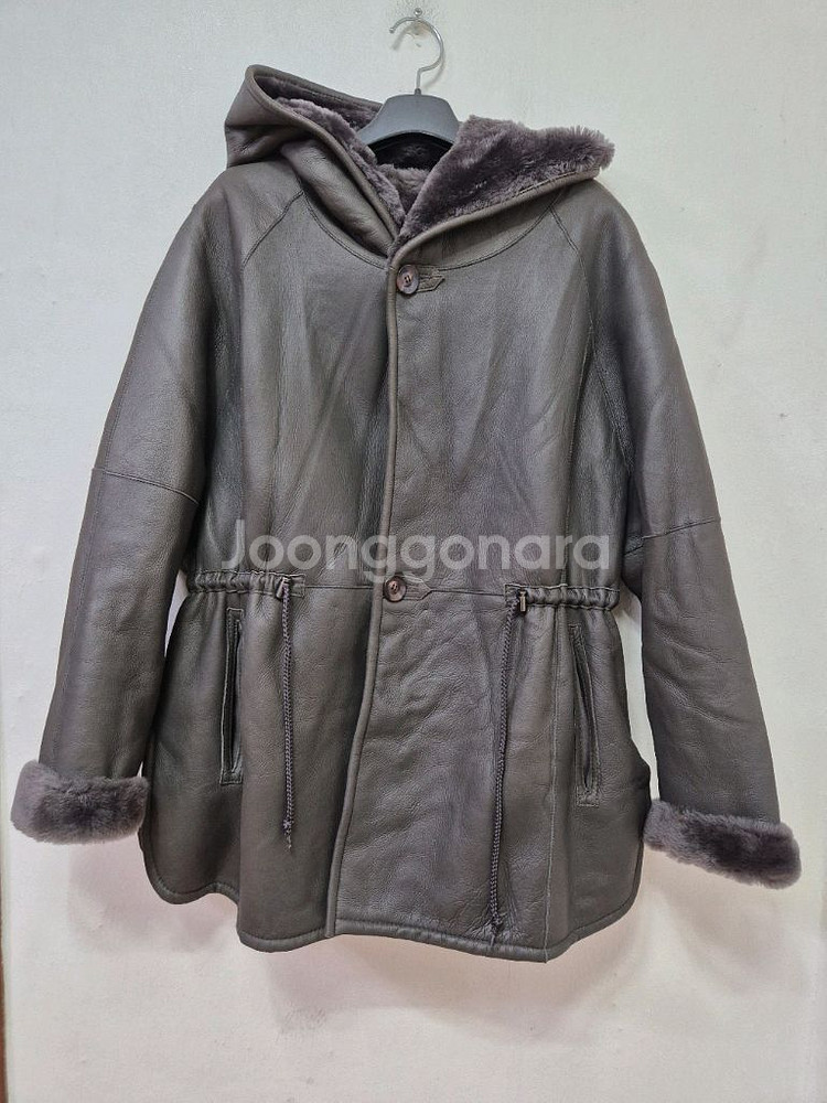 로보 리버시블 스트링 후드 무스탕(66)--0