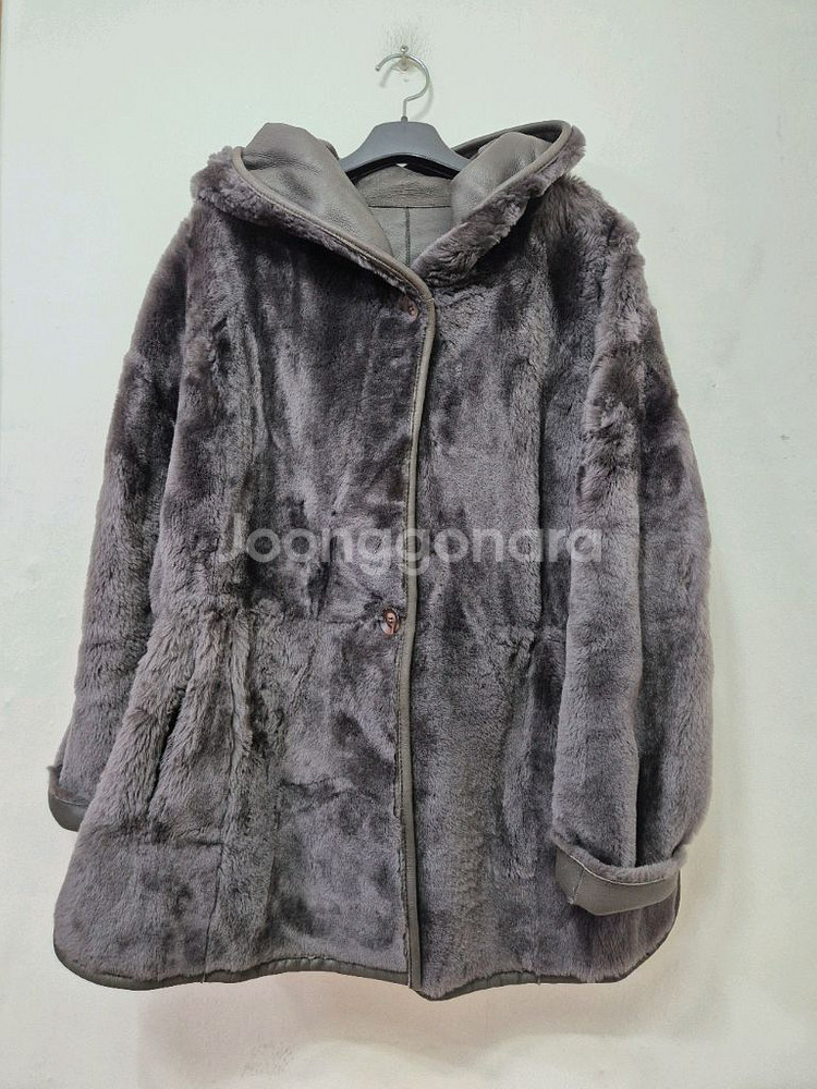 로보 리버시블 스트링 후드 무스탕(66)--2