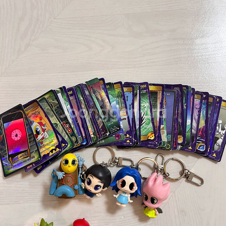 신비아파트 피규어 키링 카드 일괄--4