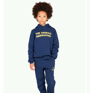 타오 키즈 로고 프린팅 후드티 조거팬츠 세트 10y