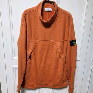 (100)스톤아일랜드 와펜 워시드 목폴라 긴팔