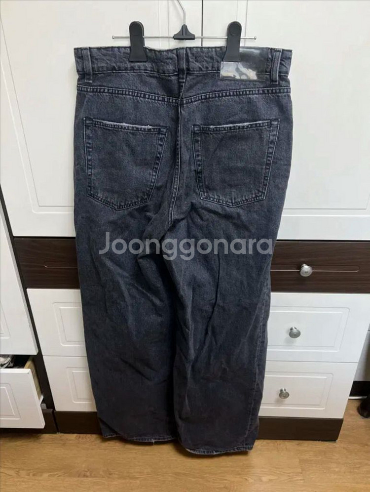 아워레가시/풀컷 슬래시 데님 블랙/36--2