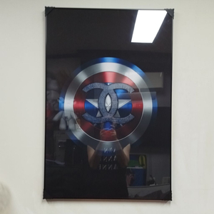 샤넬 캡틴 아메리카 대형 그림 액자 명품그림 명품액자 샤넬그림 방패그림 인테리어소품