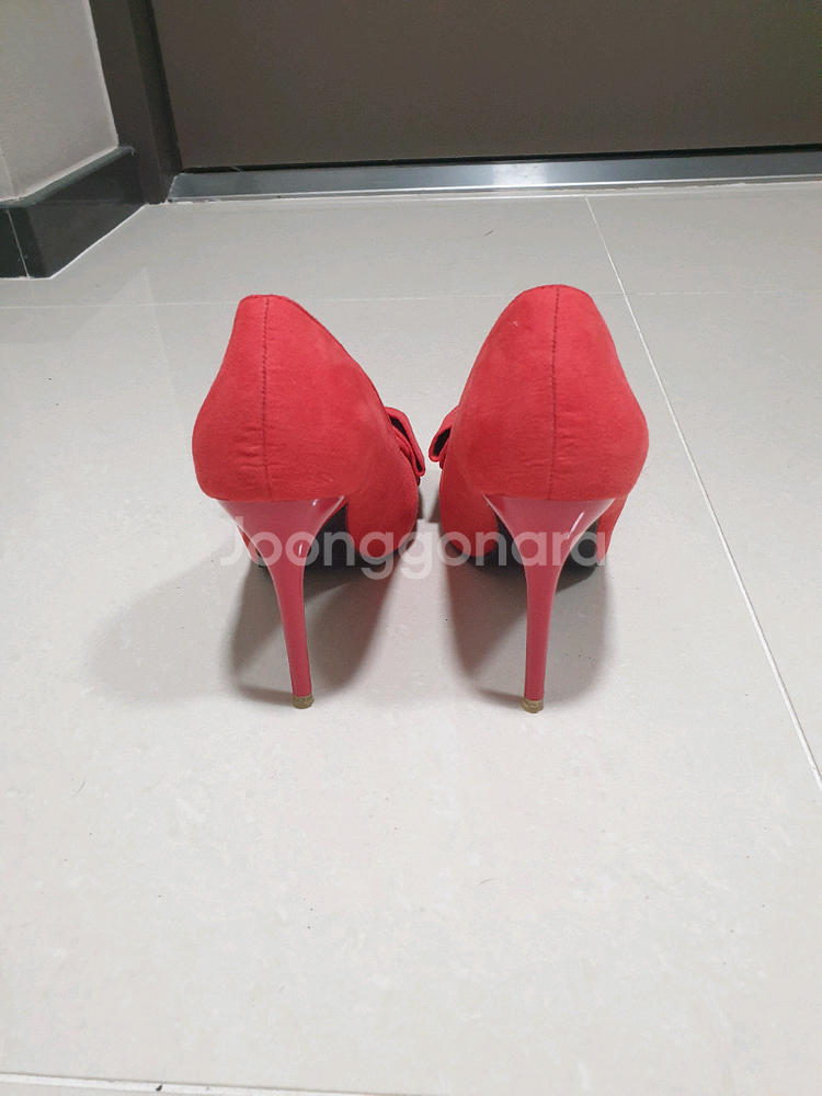 지니미 리본 포인티 펌프스--2