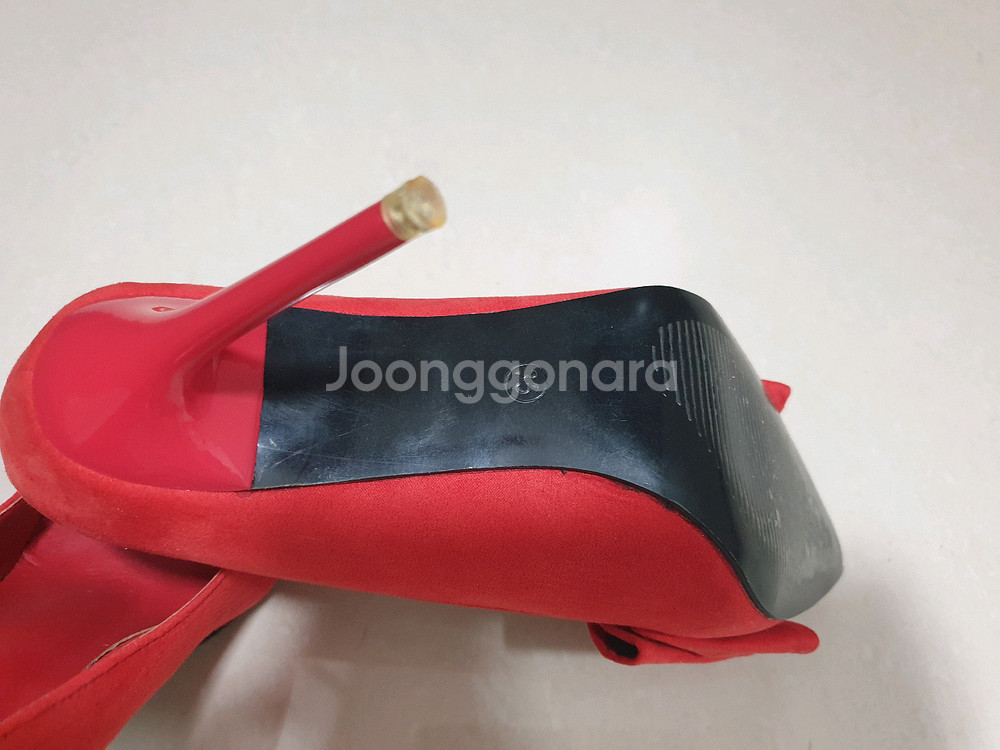 지니미 리본 포인티 펌프스--4