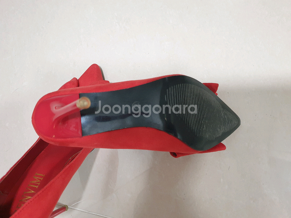 지니미 리본 포인티 펌프스--3