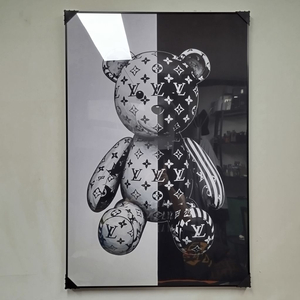 루이비통 베어브릭 피규어 카우스 대형 그림 액자 명품그림 명품액자 인테리어소품 인테리어액자 곰그림