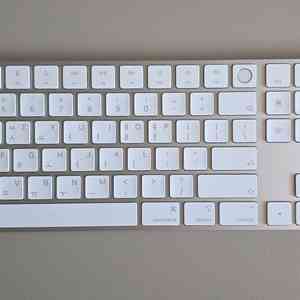 애플 매직키보드 터치id 풀사이즈 usb-c 넘버릭키보드 a3119