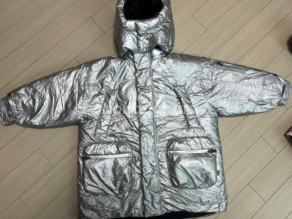 23히로 은갈치 실버 패딩 120 택포--0