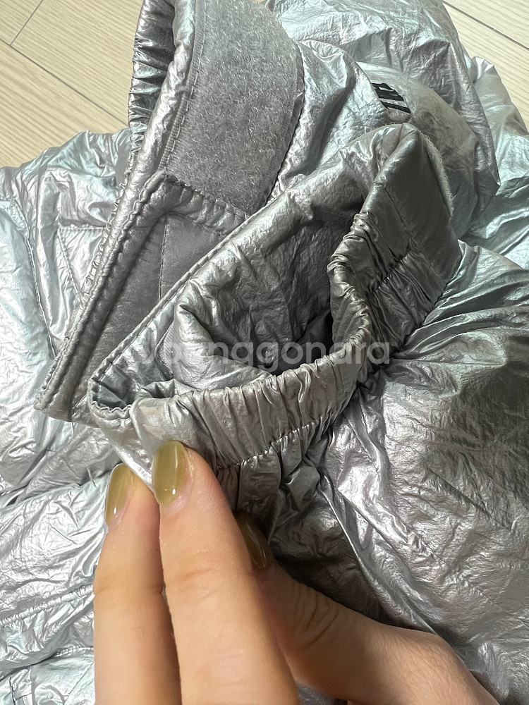 23히로 은갈치 실버 패딩 120 택포--2