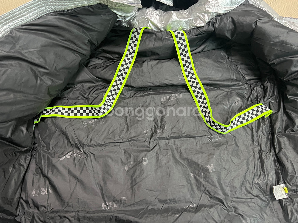 23히로 은갈치 실버 패딩 120 택포--3