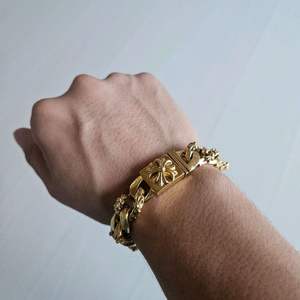 18k 골드 체인 팔찌