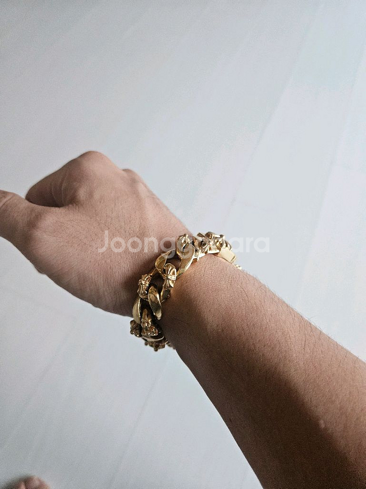 18k 골드 체인 팔찌--1